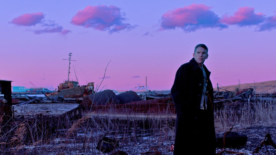 Still image from “First Reformed.”