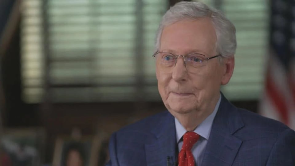 Mitch McConnell sits down for an interview with Lesley Stahl on 60 Minutes.