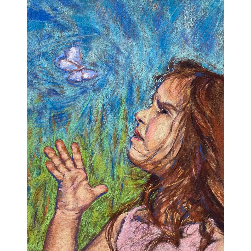 Soft pastel painting by Mary Pow