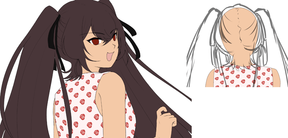 work in progress of yulia's sprites