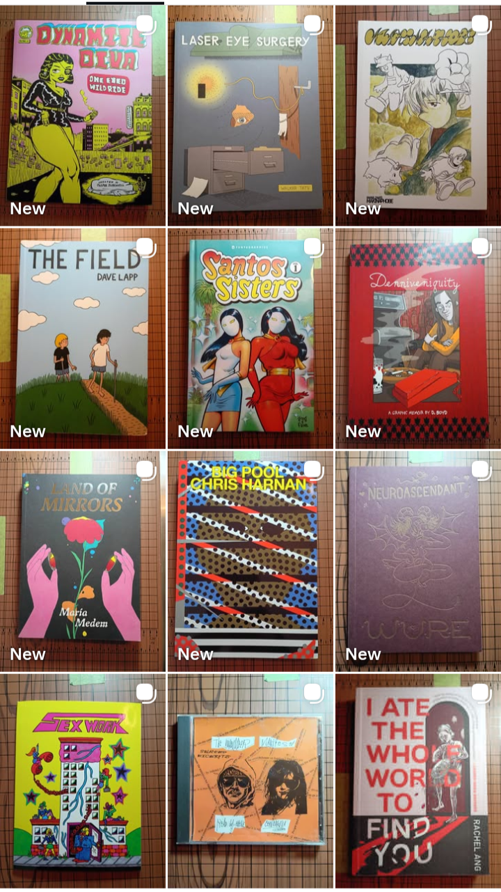 a screenshot of my Comic Garage Sale instagram