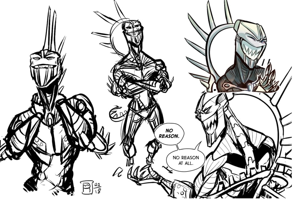 Old Thok sketches