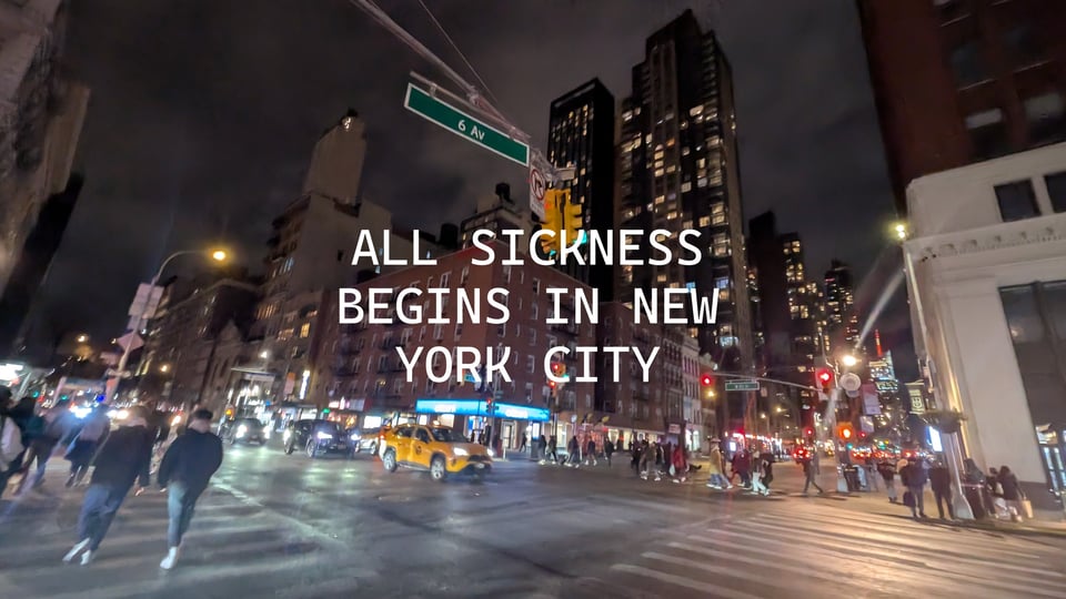 all stress begins in new york city