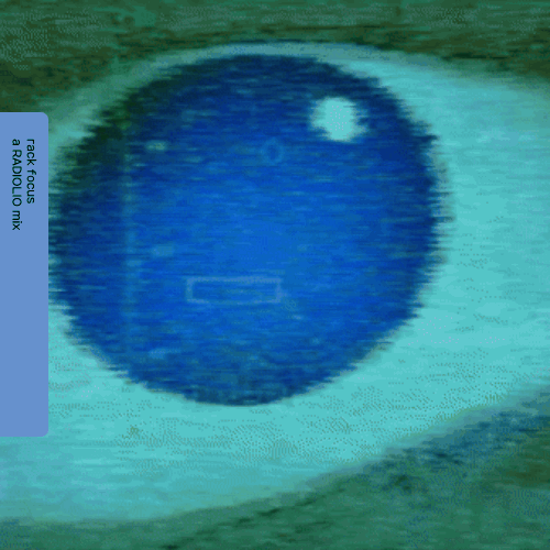 Animated image of an eye reflecting the character Lain from the anime series "Serial Experiments Lain."