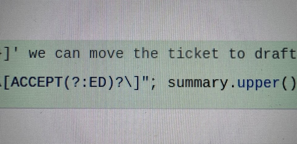 Linting is important: screen included