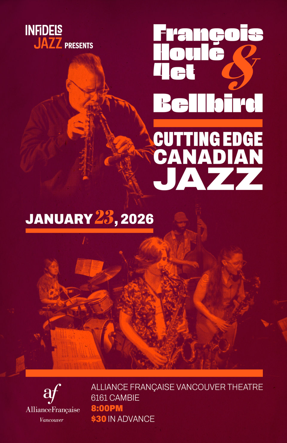 François Houle/Bellbird @ Alliance Français Theatre