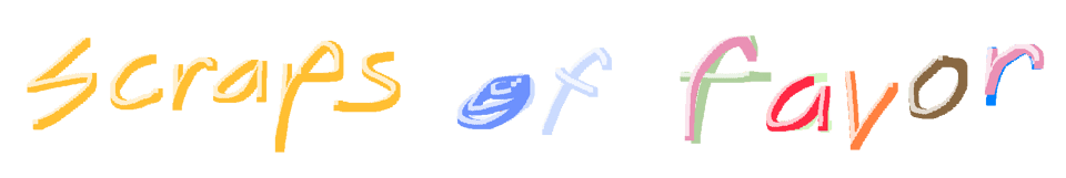 The scraps of favor logo