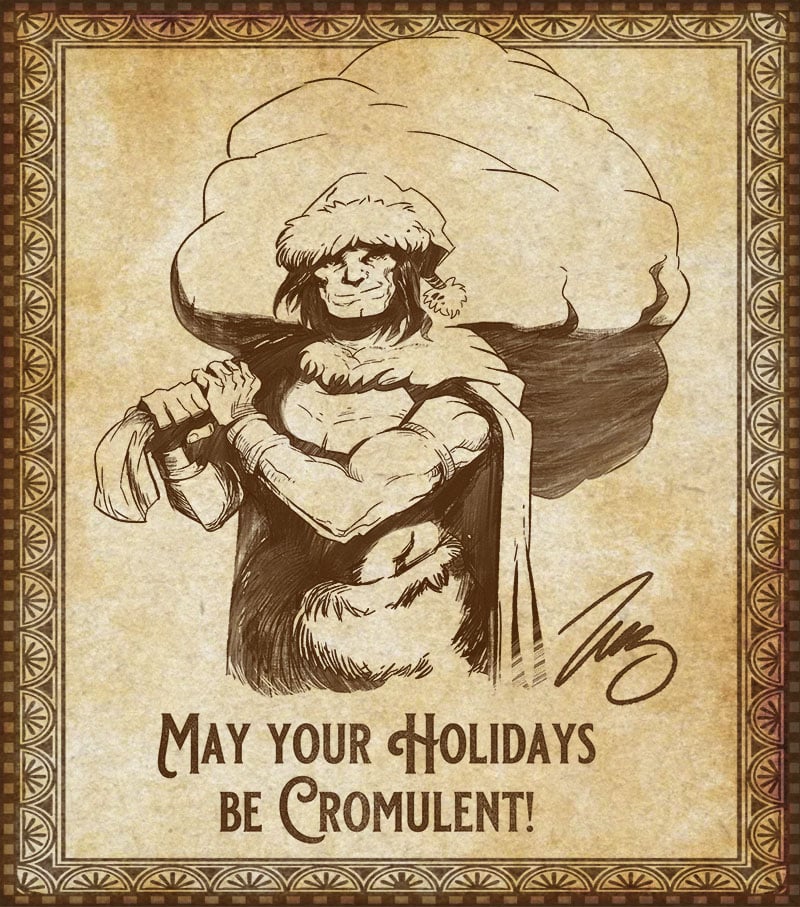 Zubby Newsletter #41: Happy Holidays, By CROM!