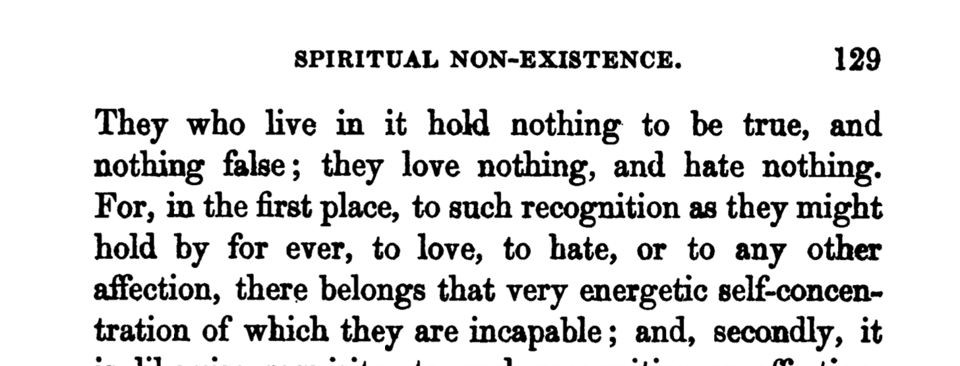 Fichte on "Spiritual Non-Existence"