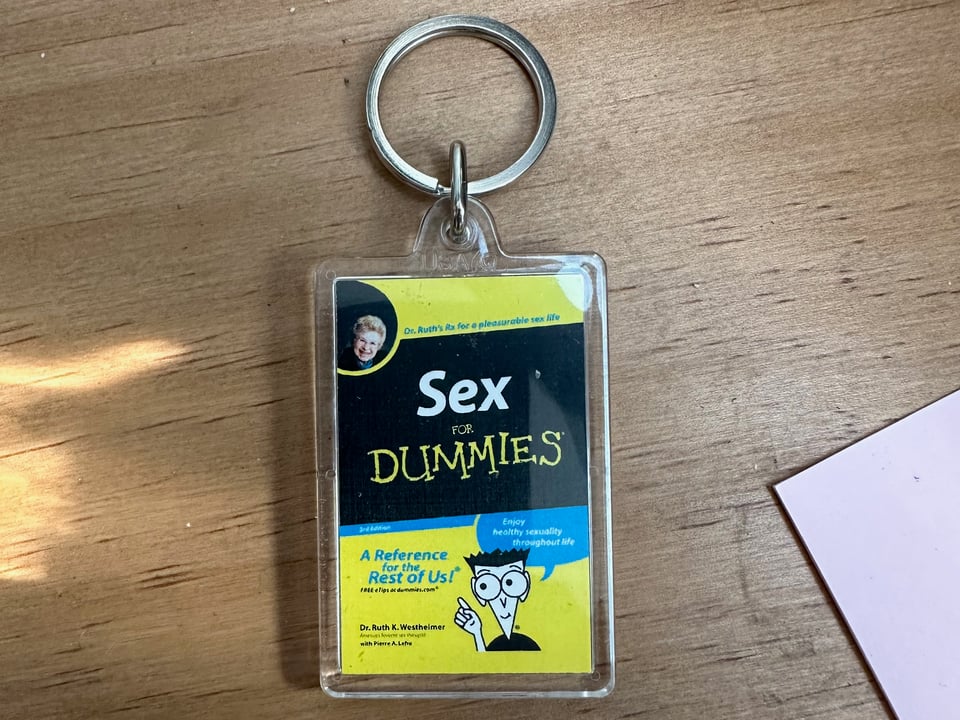 The Sex for Dummies keychain