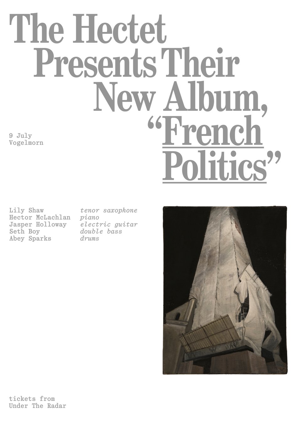The Announcement Of A Gig, A Single, And A New Album (copy)