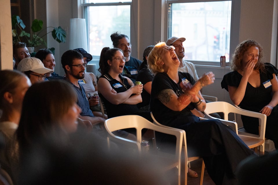 The audience at Glint.