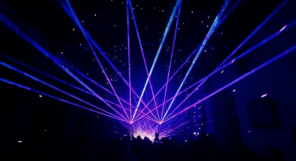 Polaris laser show at Light Up Crawley