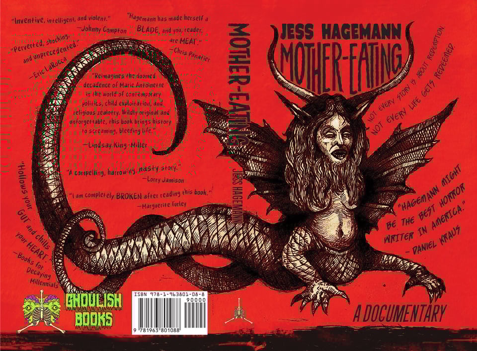 the jacket art for MOTHER-EATING