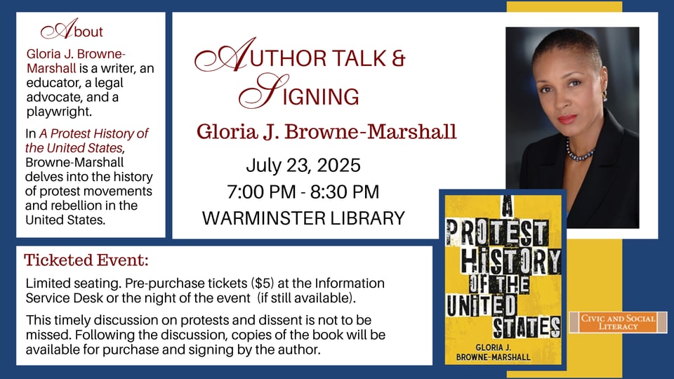 Talk and Signing Event
