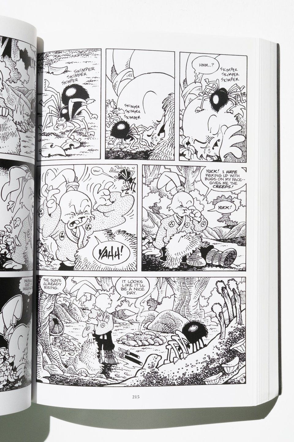 A page from Usagi Yojimbo Saga 1