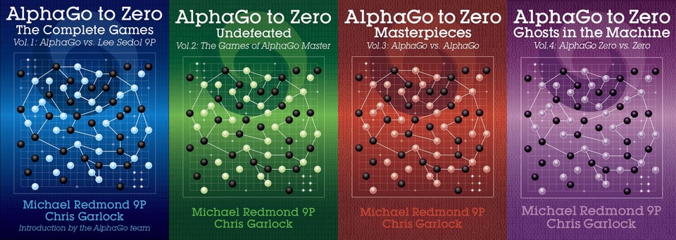 All 4 AlphaGo to Zero covers side-by-side