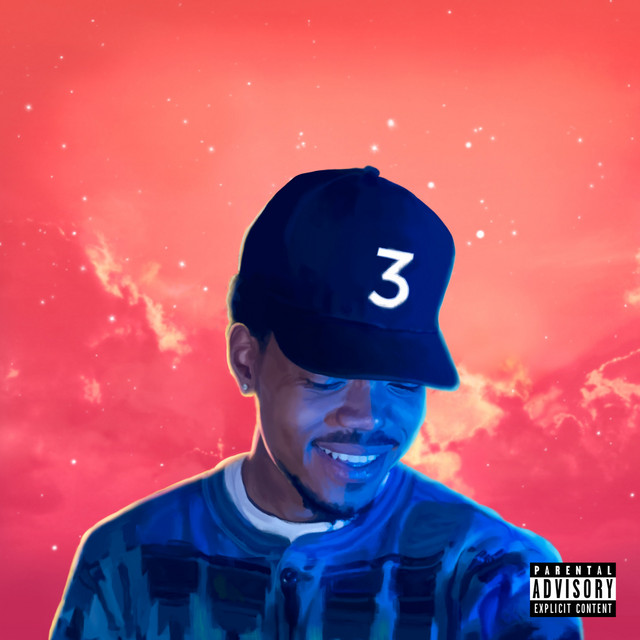 album cover art for Chance the Rapper's Coloring Book