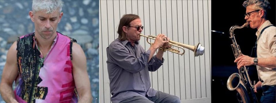 Chris Jaeger, Peter Schärli, Michael Jaeger als Blooming Rhythms