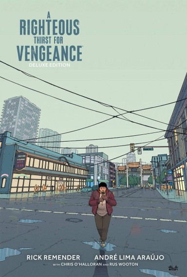 book cover for the comic a righteous thirst for vengeance
