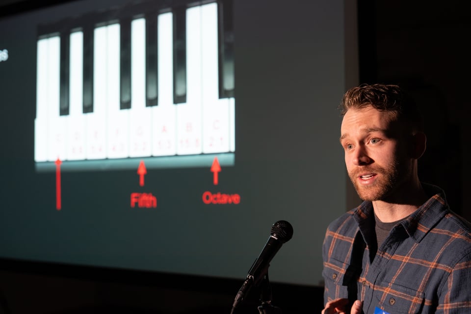 Matt presenting.