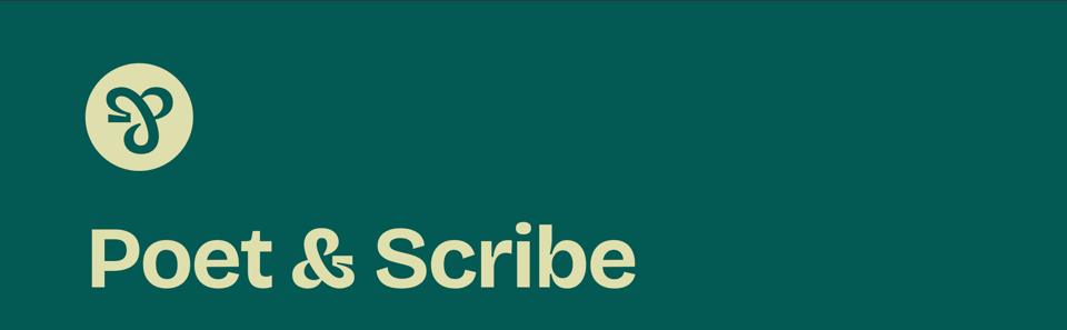 Our new logomark—a horizontally & vertically flipped, circularly encased ampersand figureground—and wordmark—the company's name set in Bricolage Grotesque.