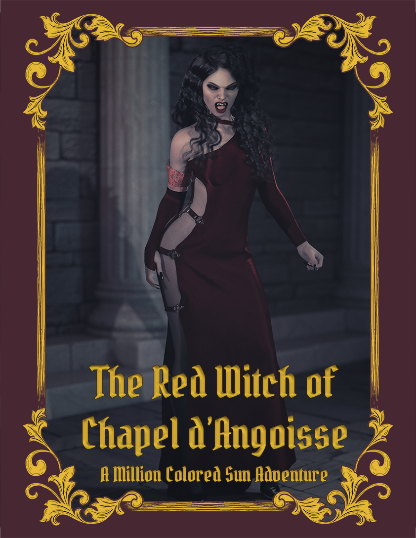 Book cover featuring a vampire lady