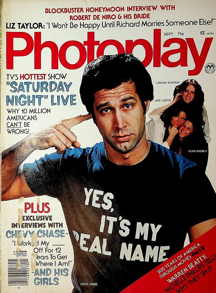 the cover of photoplay magazine
