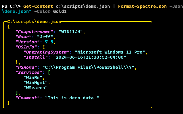 Using a SpectreConsole panel