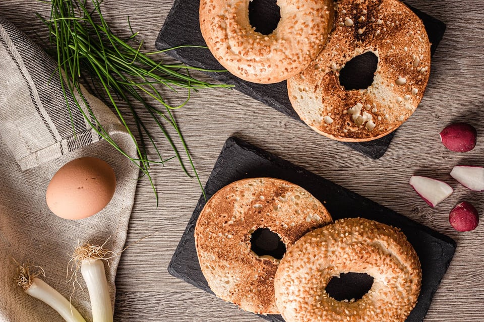 Stock image of some bagels