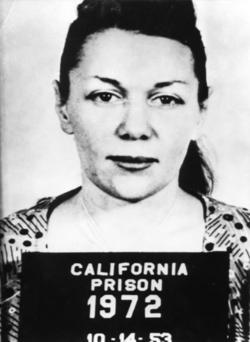 1953 mugshot of Barbara Graham