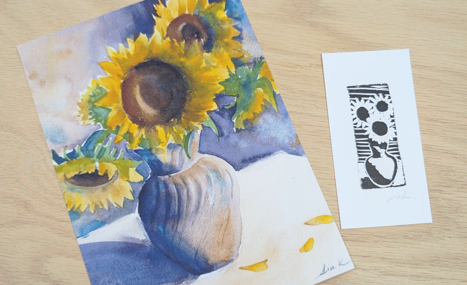 Sunflowers, art markets, and a new workshop