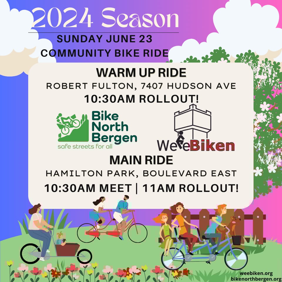 a poster for a bike ride