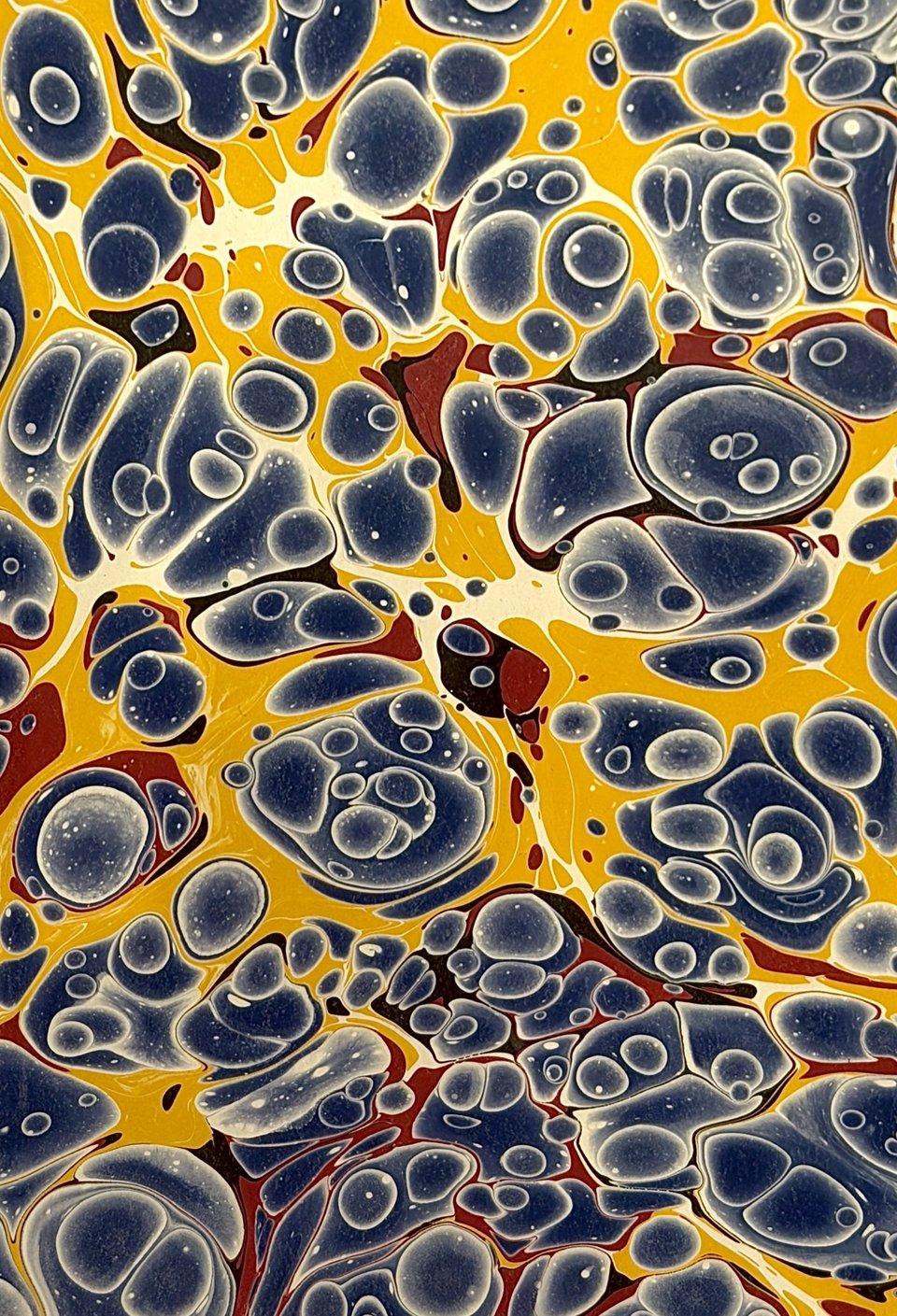 Marbled paper, included for decorative purposes
