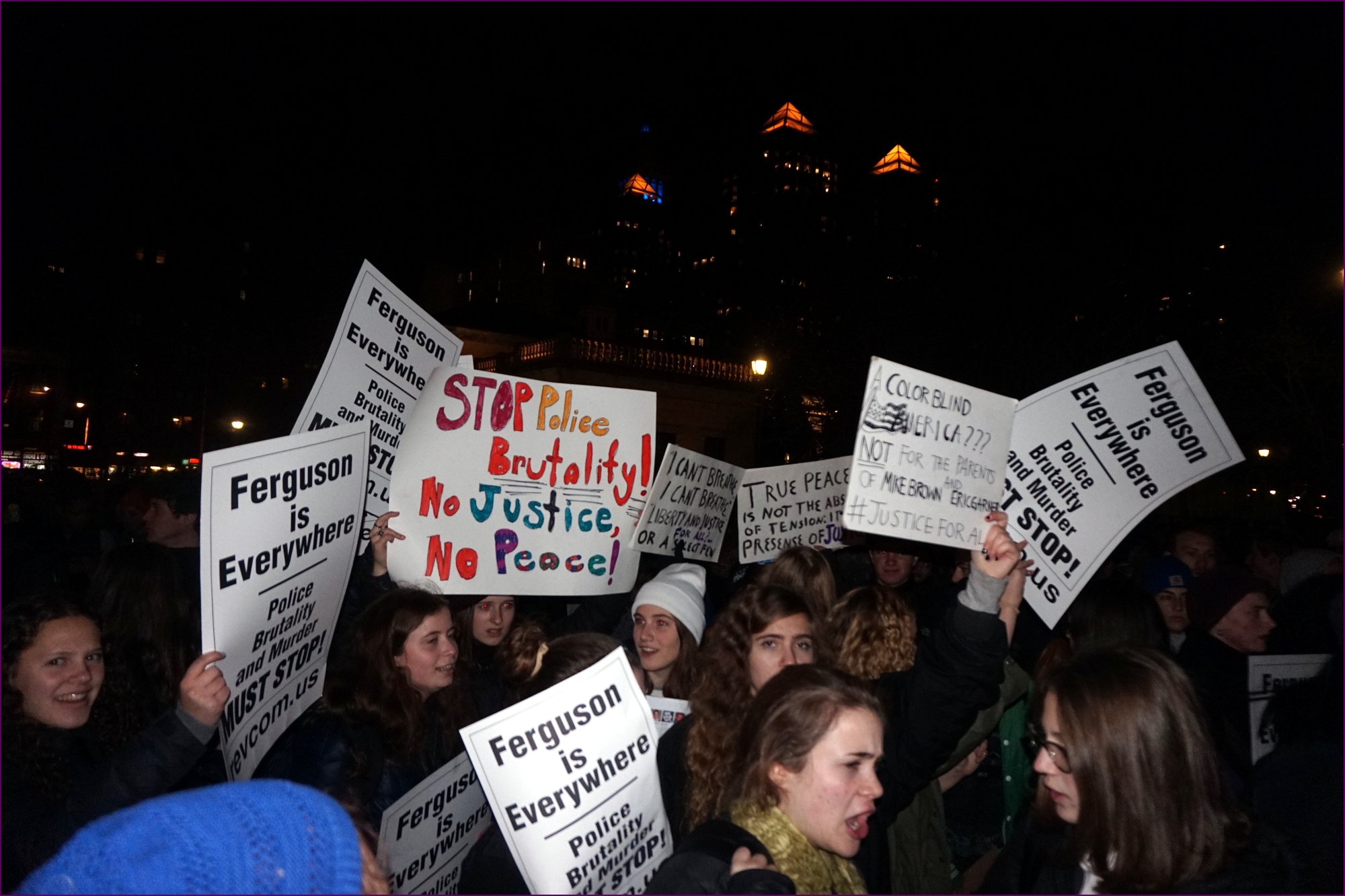 No Justice, No Peace.
