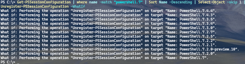 Remove old remoting configurations