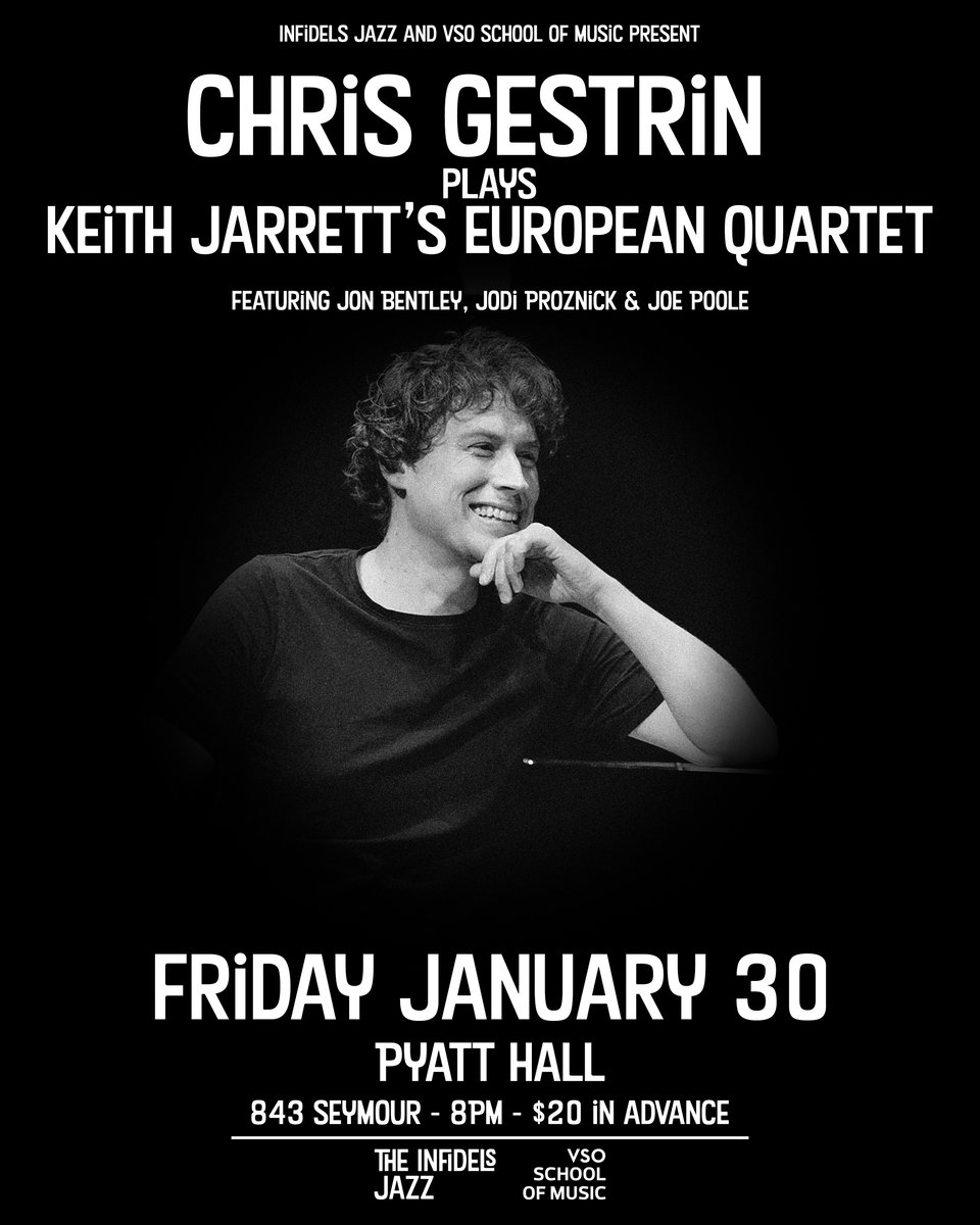 Chris Gestrin Plays Keith Jarrett at Pyatt Hall
