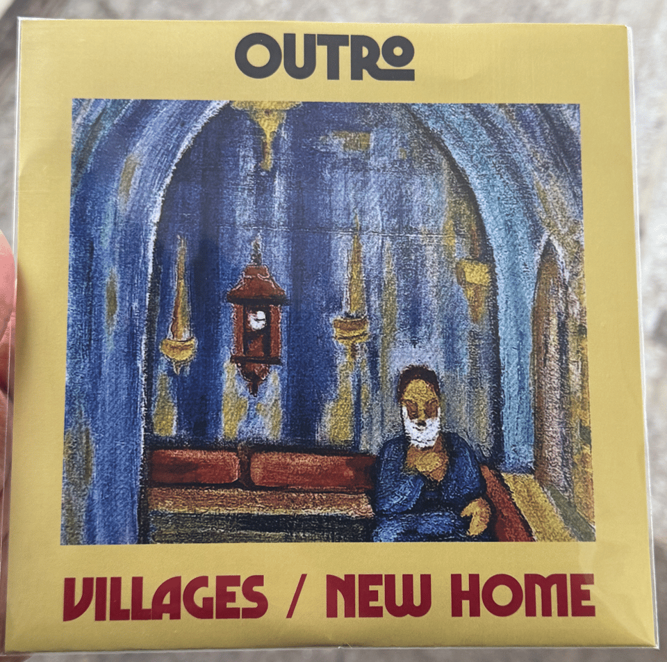 The Villages and New Home single, with an early 20th century painting of an Ottoman man in a synagogue.