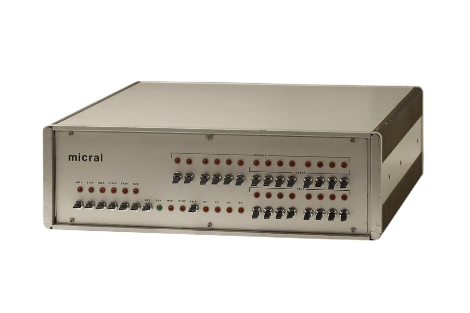 The commercial version of the Micral