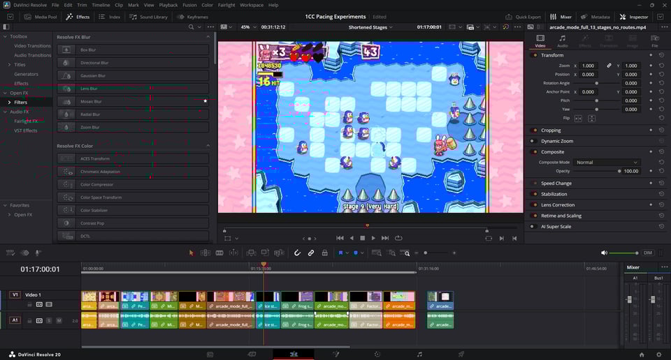 Making Hyper Bun Buster's arcade mode shorter