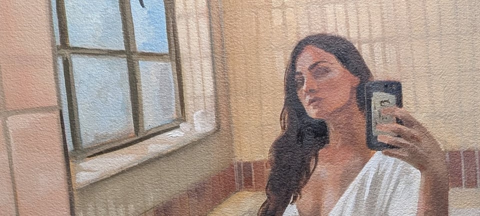 Detail crop of the Portrait of Sarah