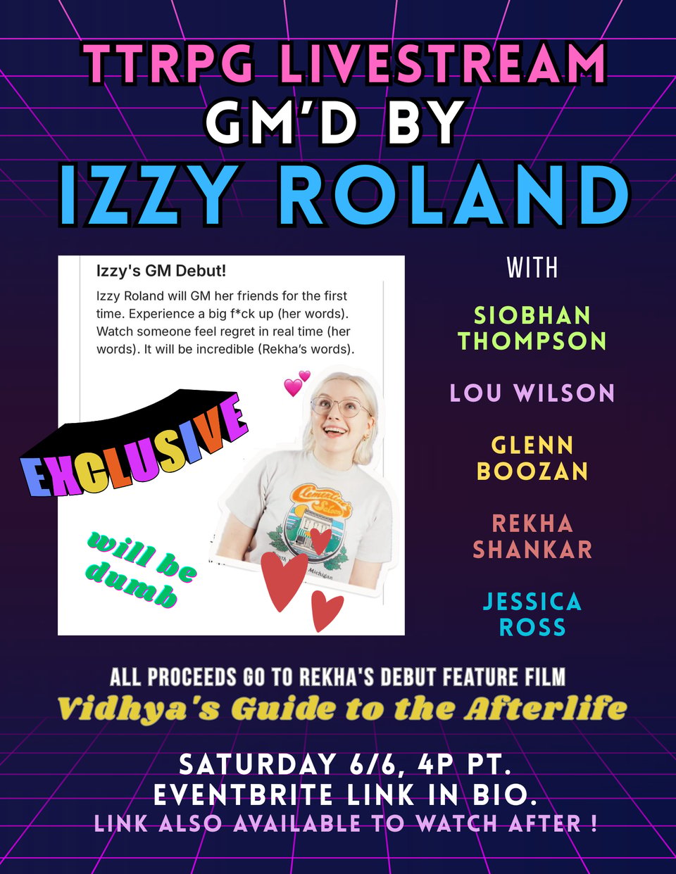 izzy's GM debut. TIX AVAILABLE