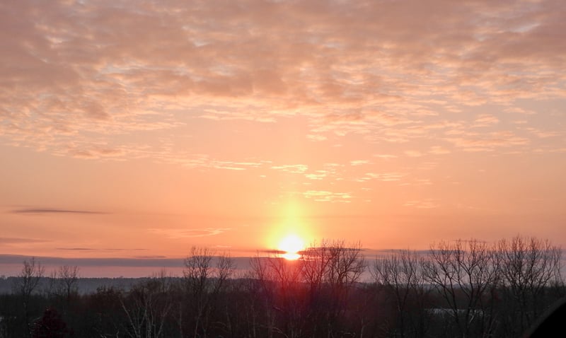 Good morning sunrise. From Sand Point, Jan. 24, 2023. / Photo by Steve Dietz