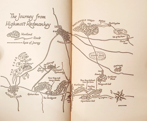 A map from the Weirdstone of Brisingamen