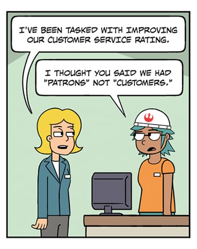 Library Comic