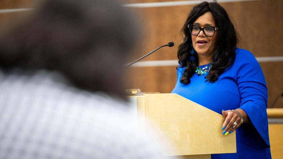 Democrat Renee Hardman won in Iowa