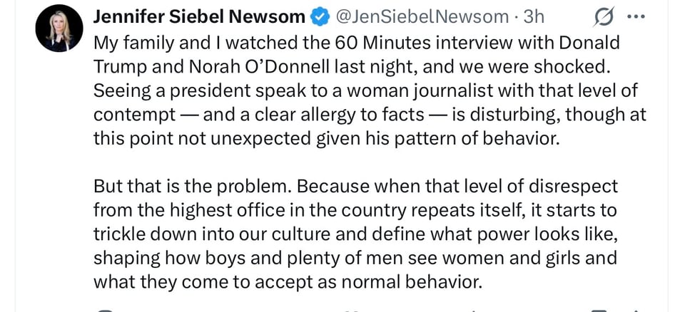 Jennifer Newsome points out that Trump’s misogyny continues.