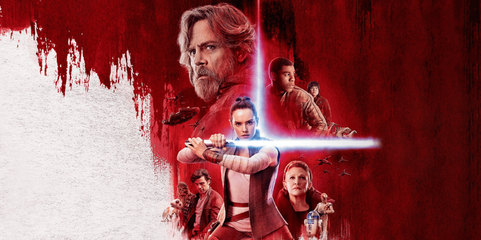 The poster for The Last Jedi.