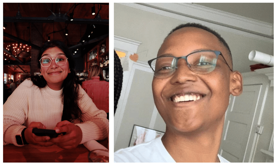 Images of Shelly and Sandile