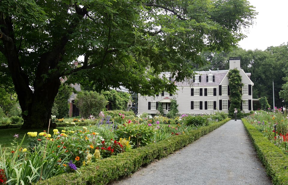 Peacefield, including the Old House, in Quincy, Mass., home to four generations of the Adams family.